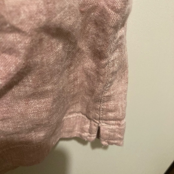 Cynthia Rowley Linen wide leg capris - Picture 3 of 7